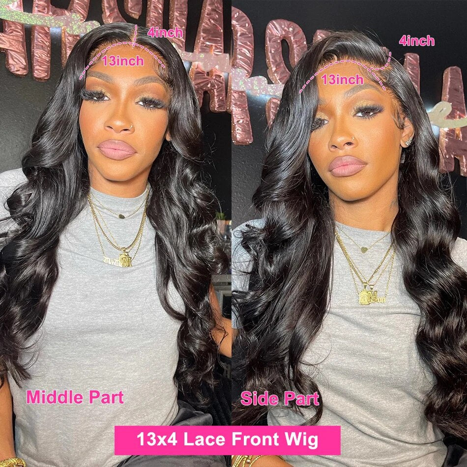 Body Wave Glueless 13X4 HD Lace Frontal Wig 